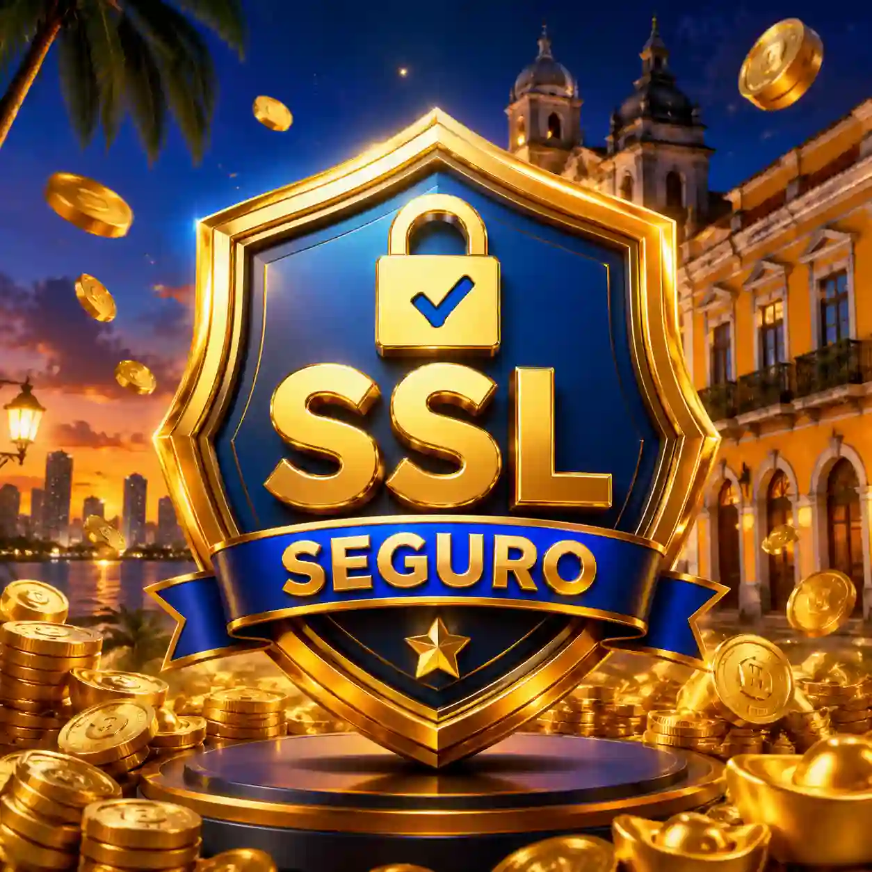 Emblema dourado do clube VIP